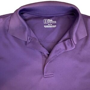 PGA TOUR purple polo shirt - medium